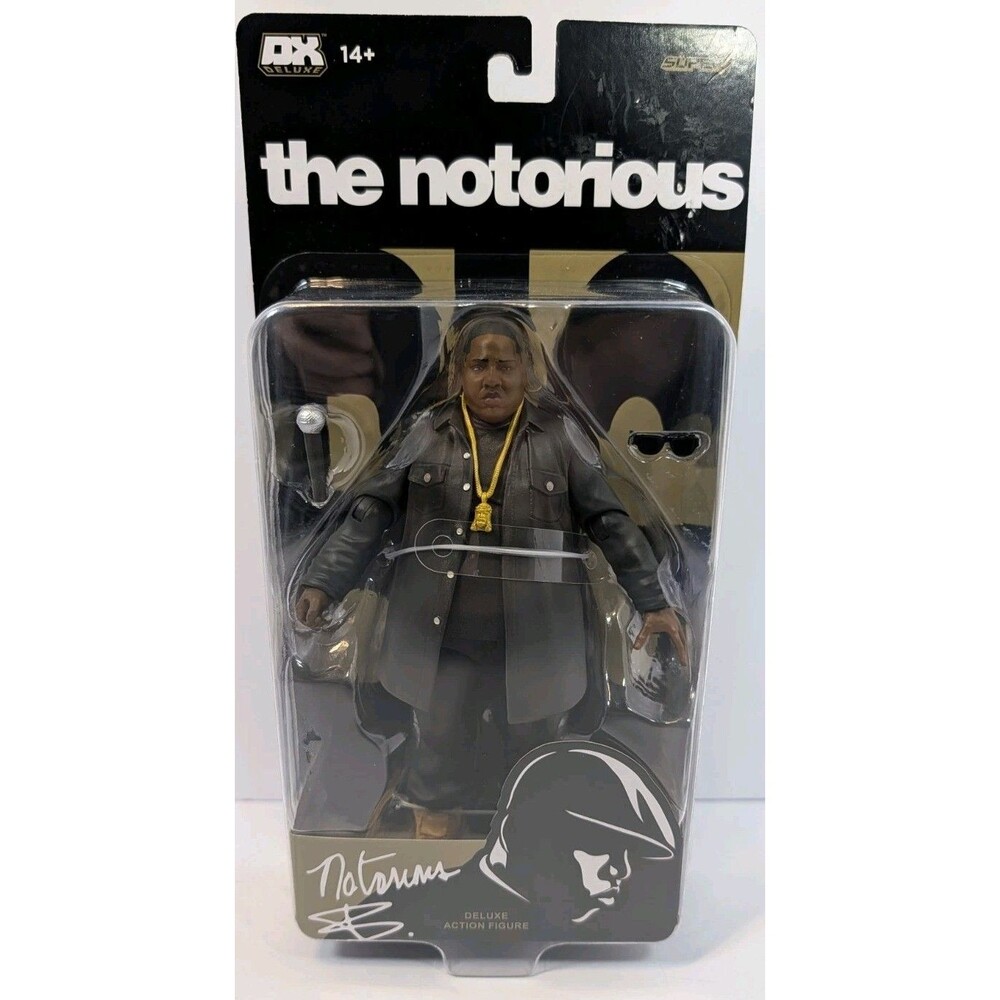 Super7 The Notorious B.I.G. Collectible Action Figure Deluxe 7" Biggie Smalls